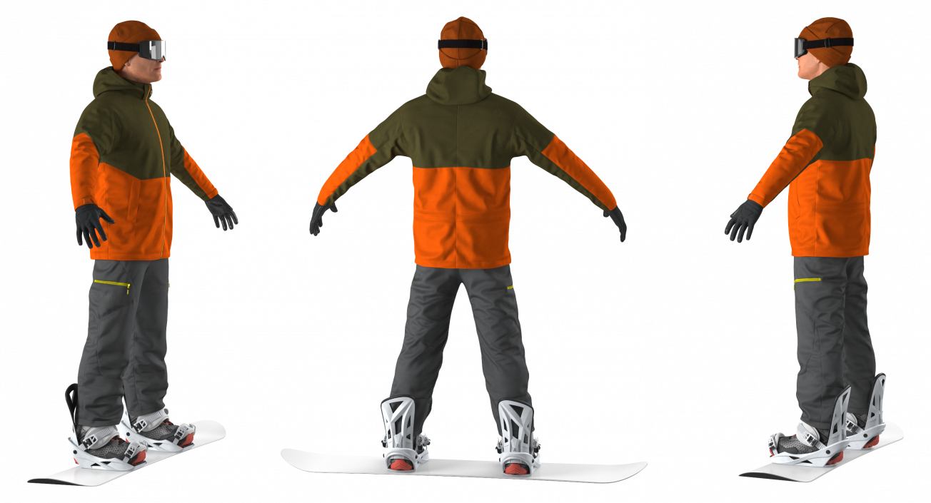 3D Snowboarder