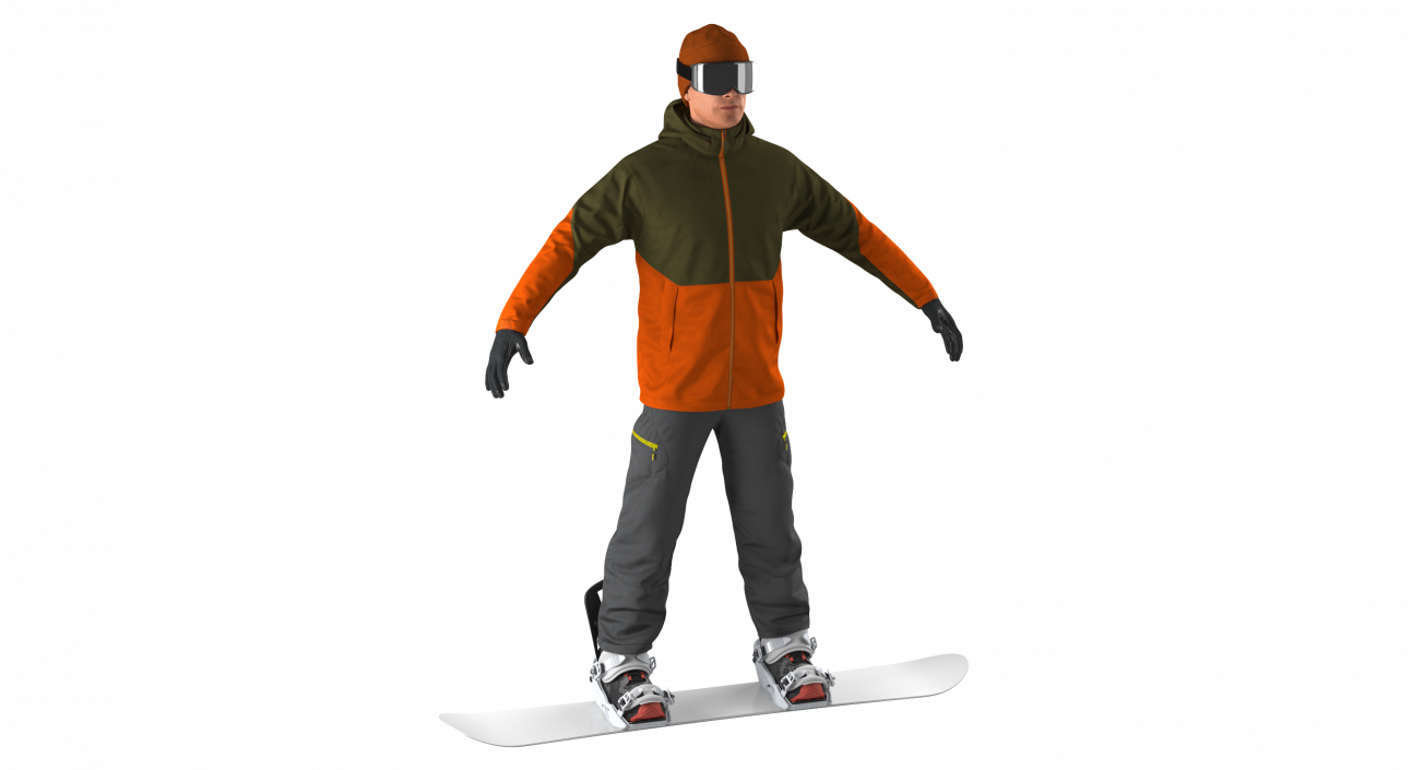 3D Snowboarder