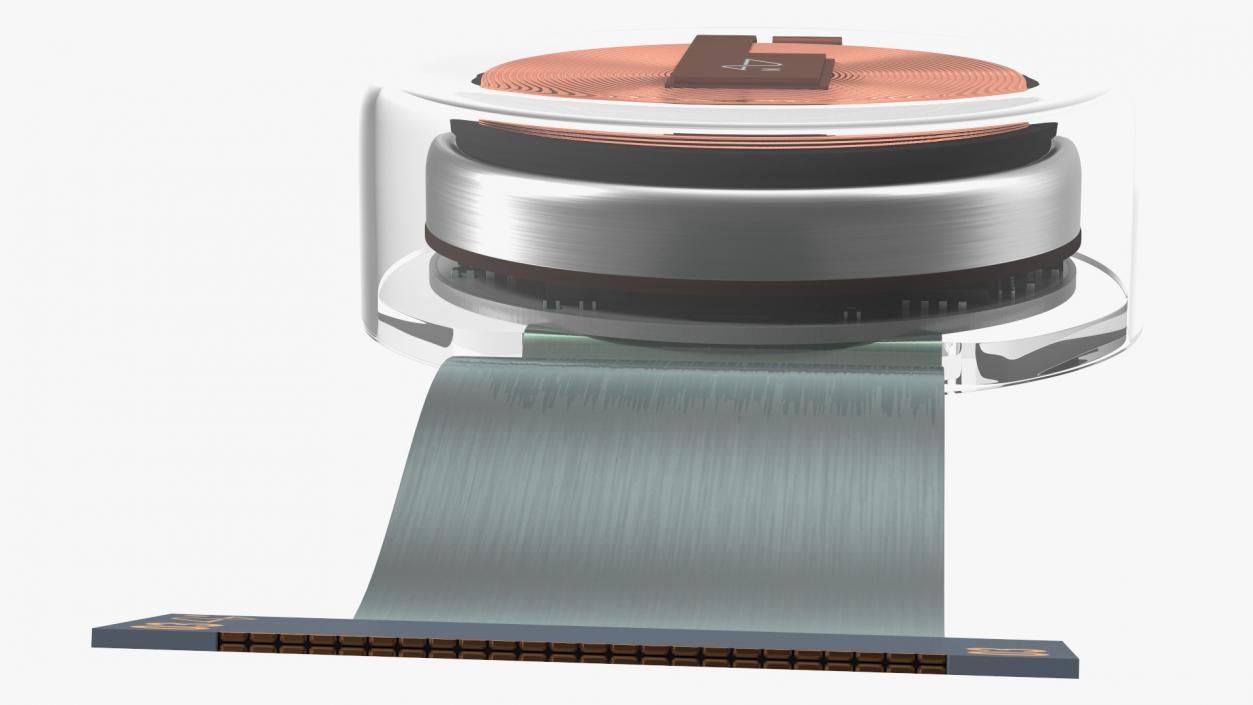 Neuralink Chip 3D model