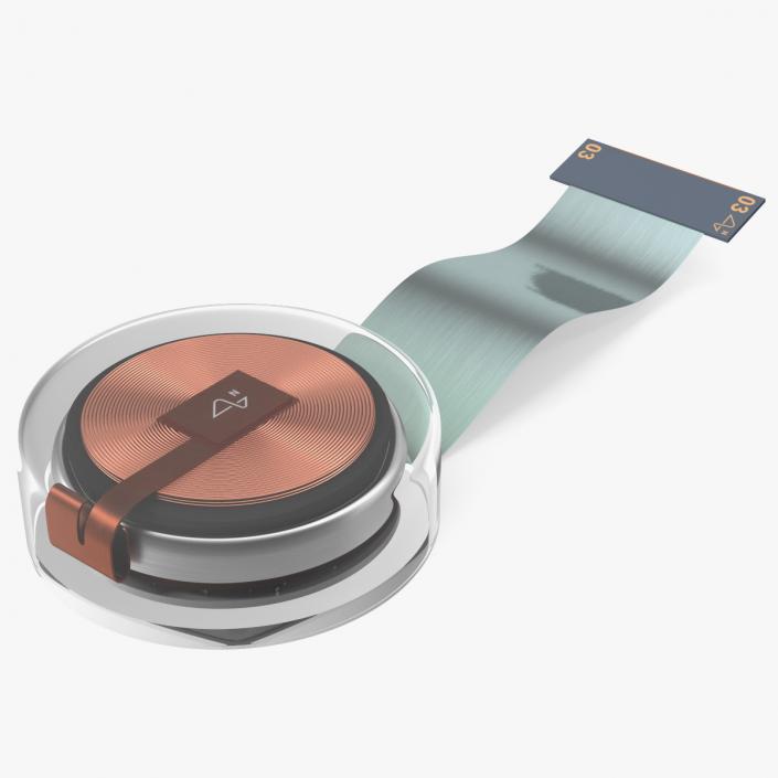 Neuralink Chip 3D model