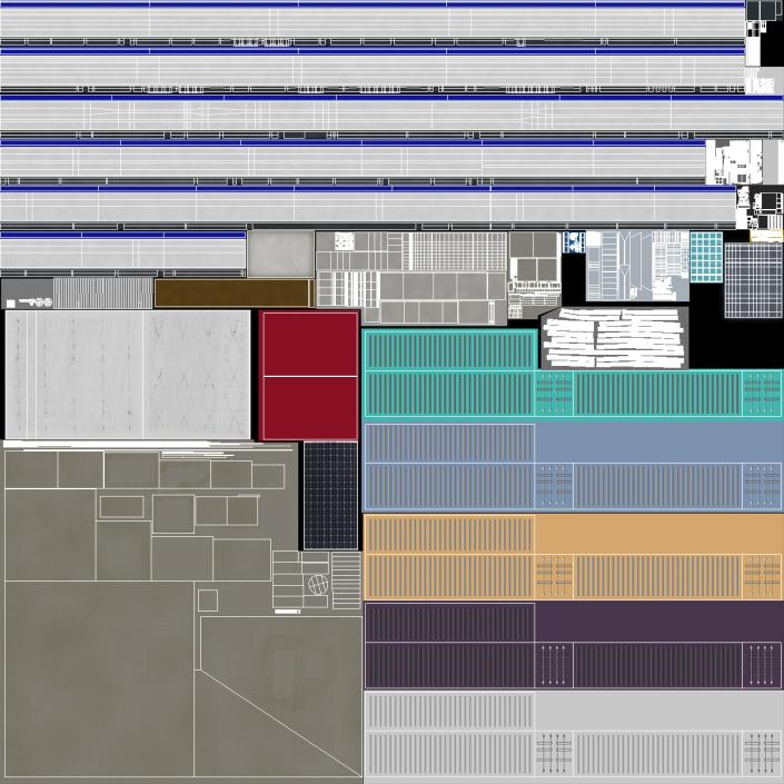 Huge Manufacturing Plant 3D model