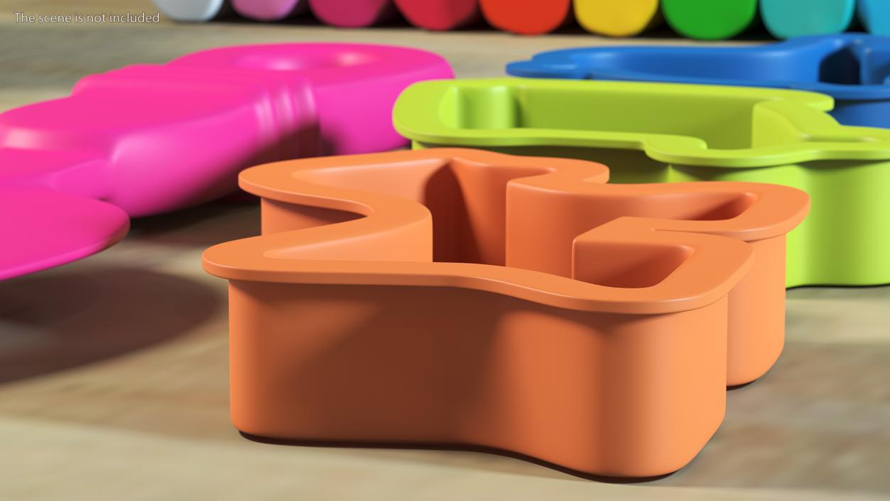 3D Kids Mold Tools for Modeling Clay model