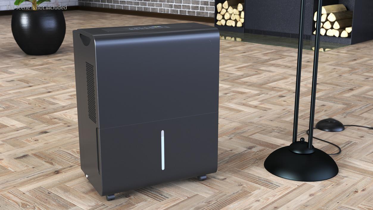 Quiet Dehumidifier Black 3D model