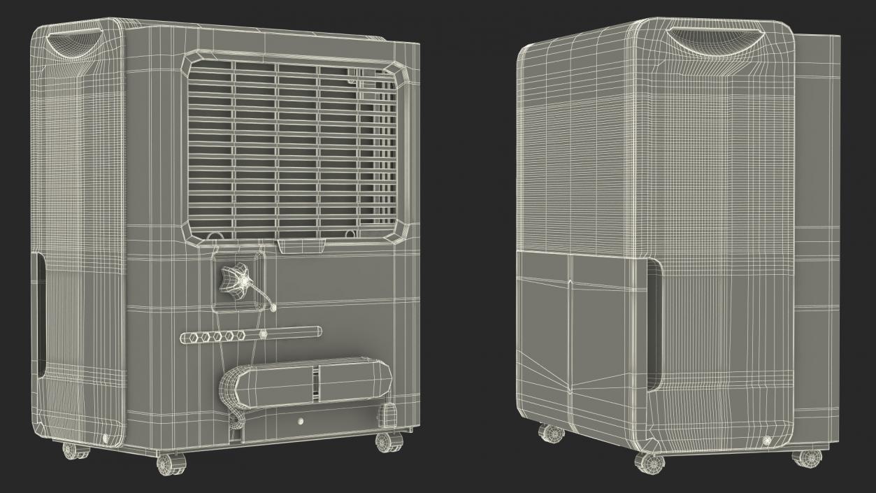 Quiet Dehumidifier Black 3D model