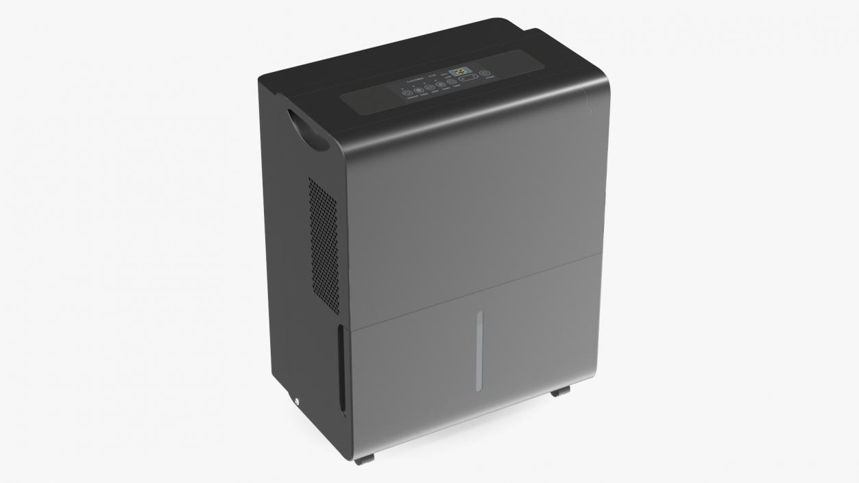 Quiet Dehumidifier Black 3D model