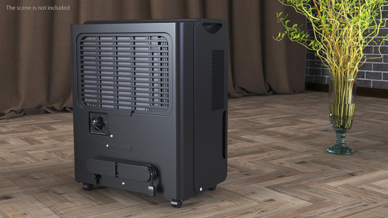 Quiet Dehumidifier Black 3D model