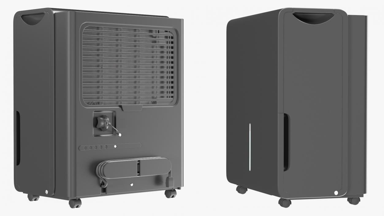 Quiet Dehumidifier Black 3D model