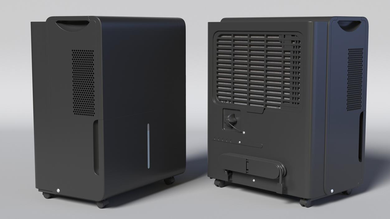 Quiet Dehumidifier Black 3D model