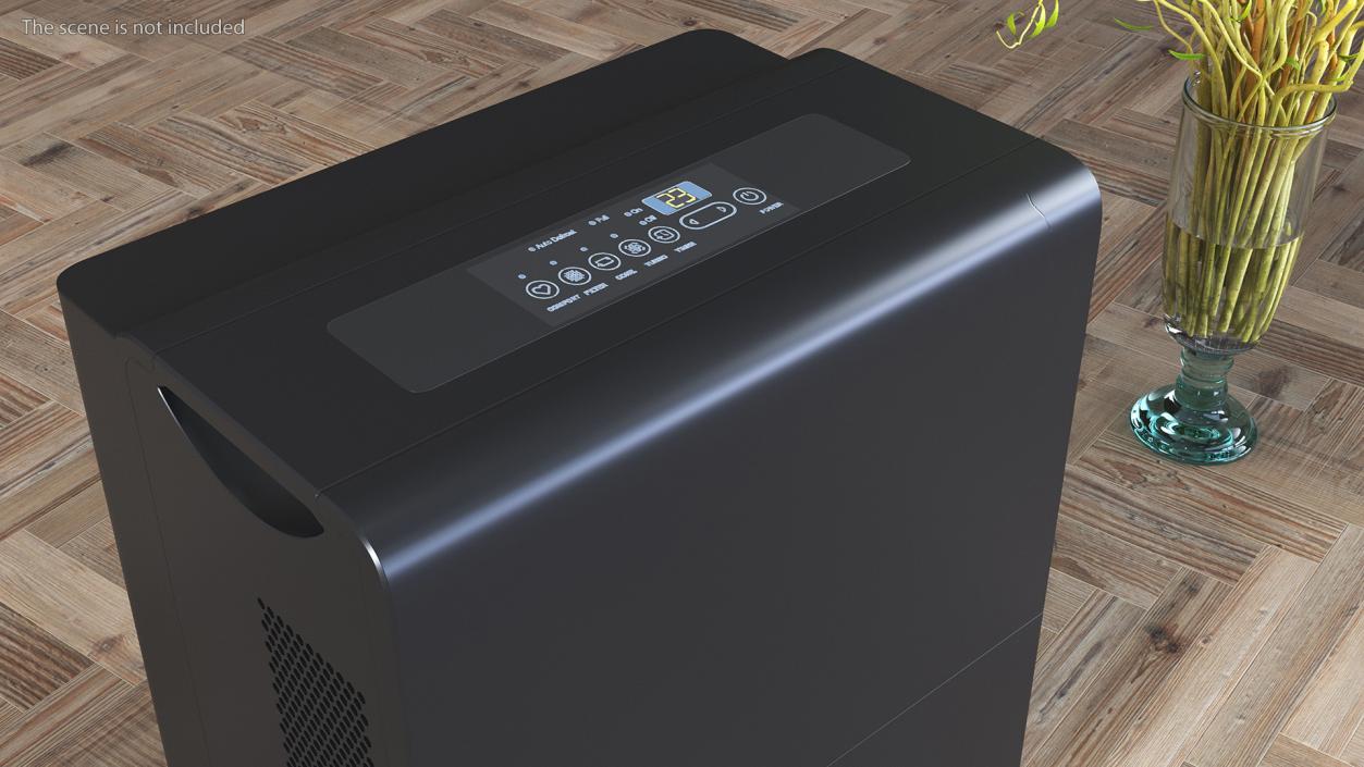 Quiet Dehumidifier Black 3D model