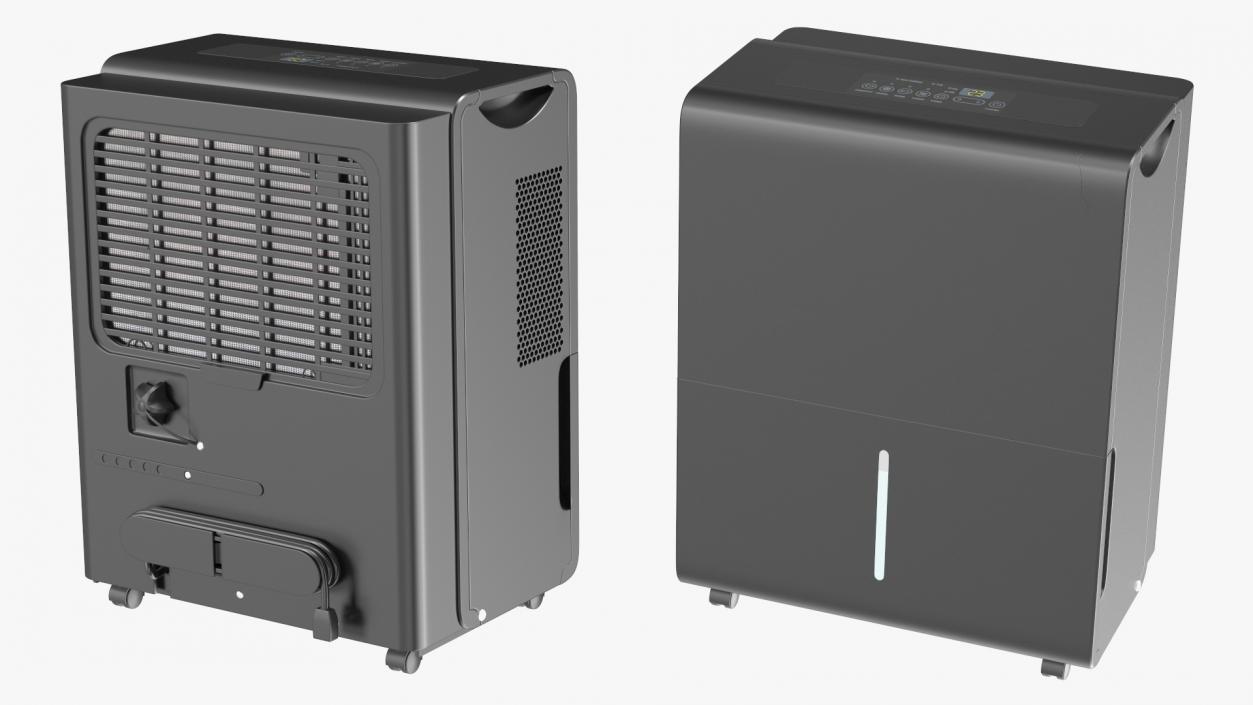 Quiet Dehumidifier Black 3D model