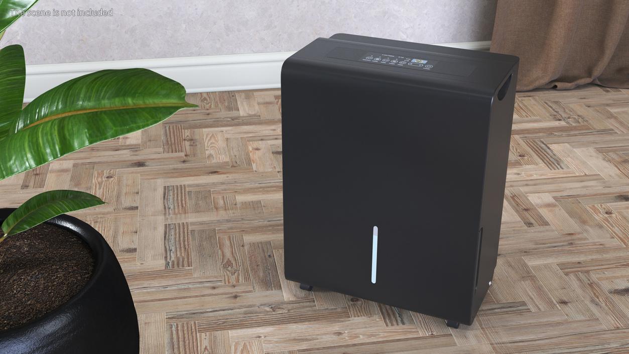 Quiet Dehumidifier Black 3D model