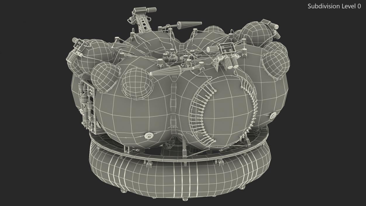 3D Satellite Fregat