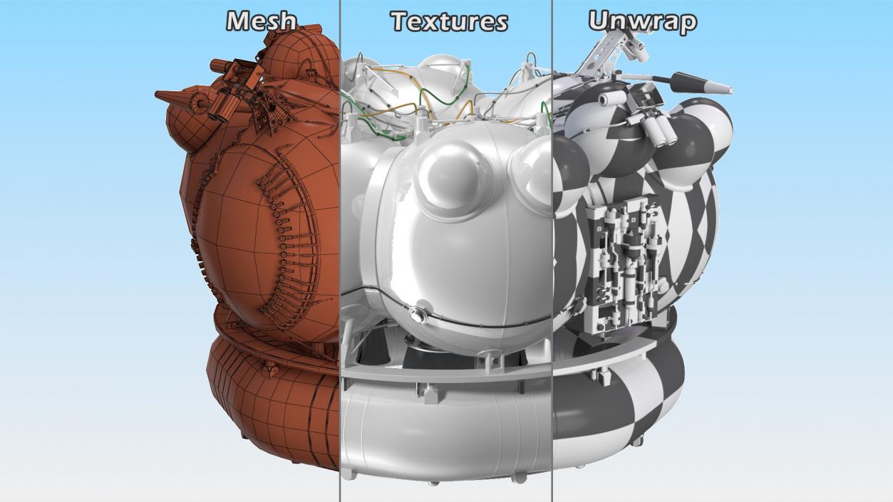 3D Satellite Fregat