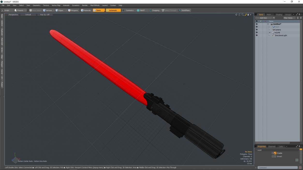 Darth Vader Energy Sword 3D model