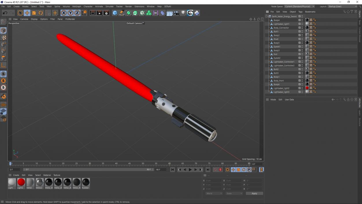 Darth Vader Energy Sword 3D model