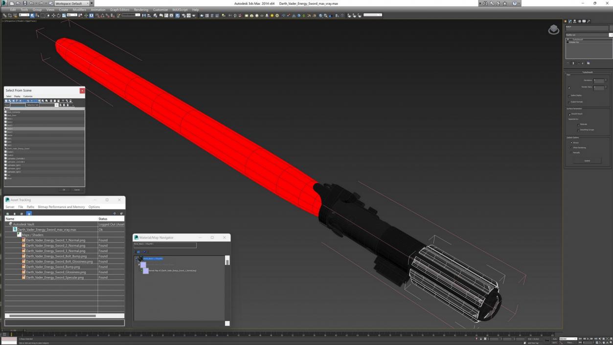 Darth Vader Energy Sword 3D model