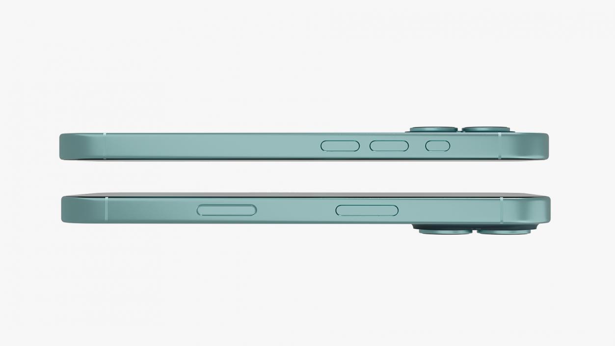 3D model Apple IPhone 16 Teal