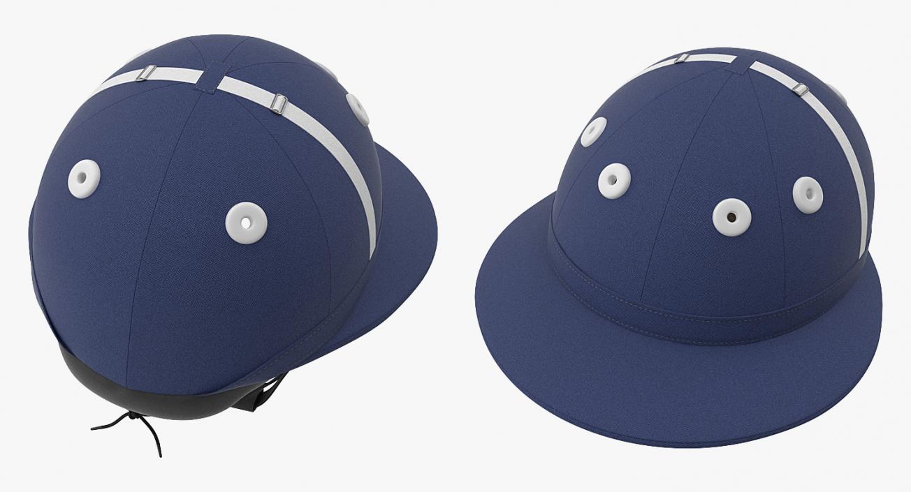 3D Polo Helmet Navy Blue