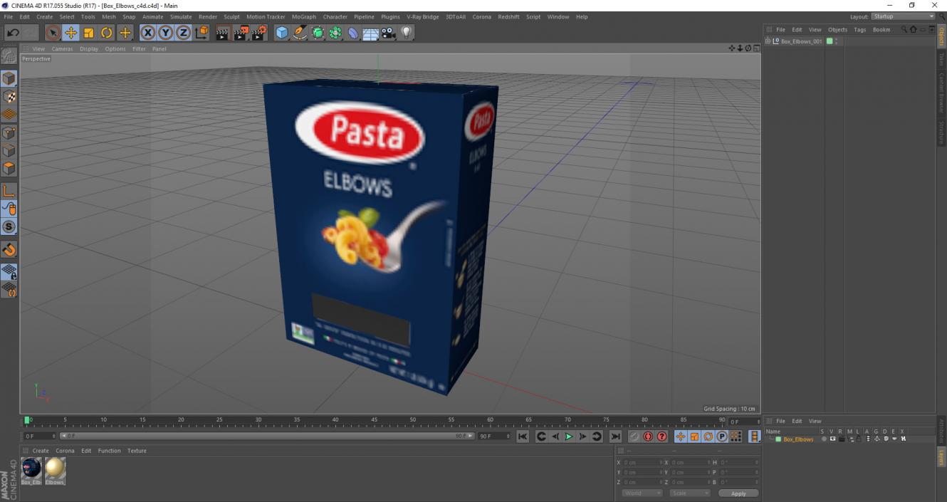 3D model Box Elbows