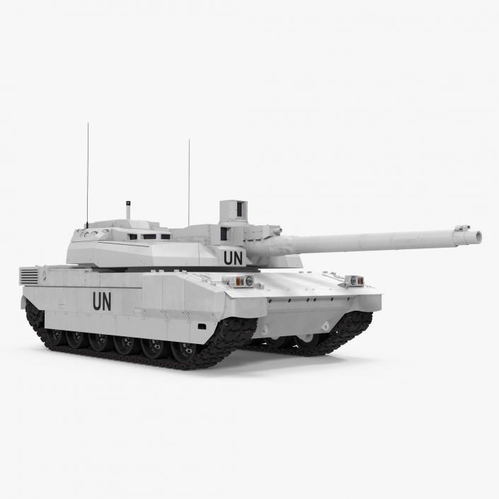 Tank AMX-56 Leclerc United Nations 3D model