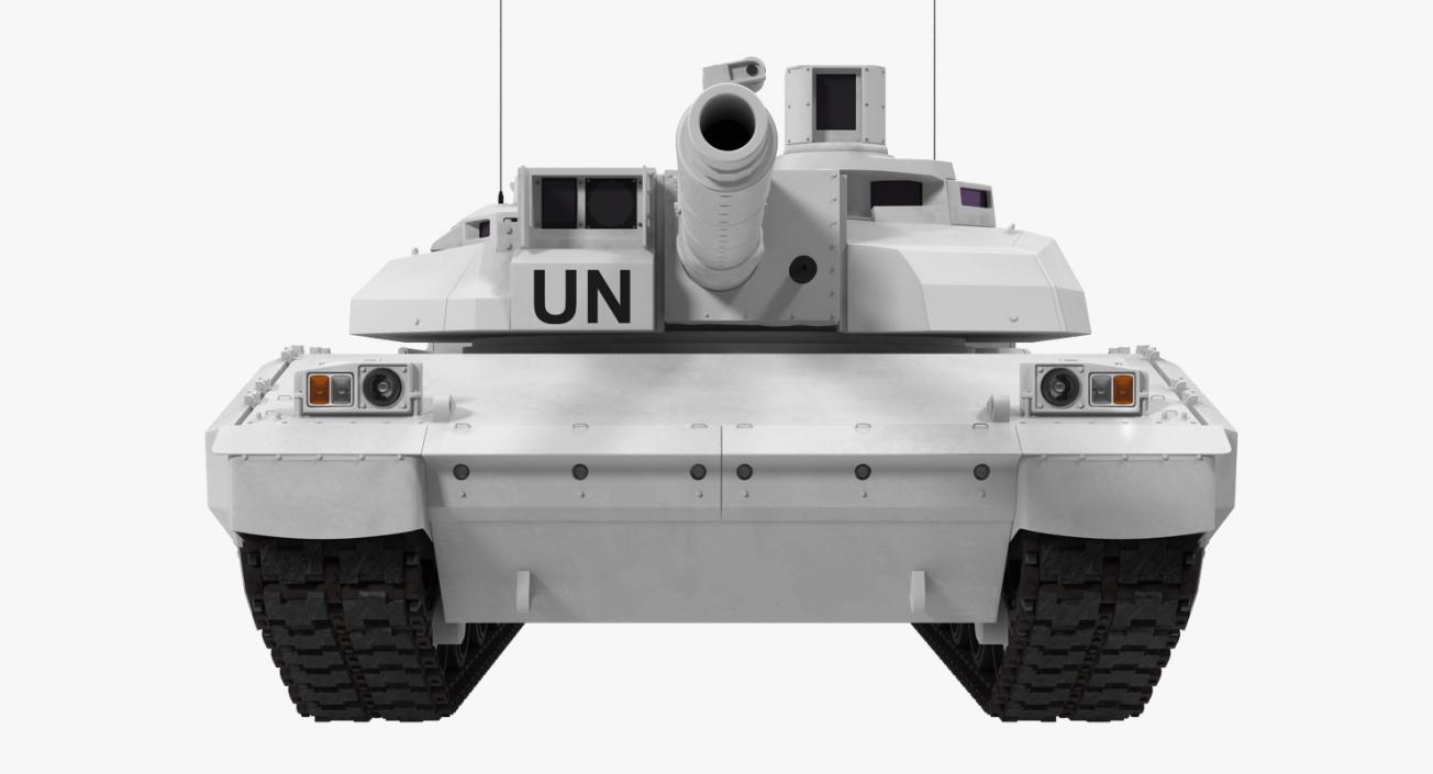 Tank AMX-56 Leclerc United Nations 3D model