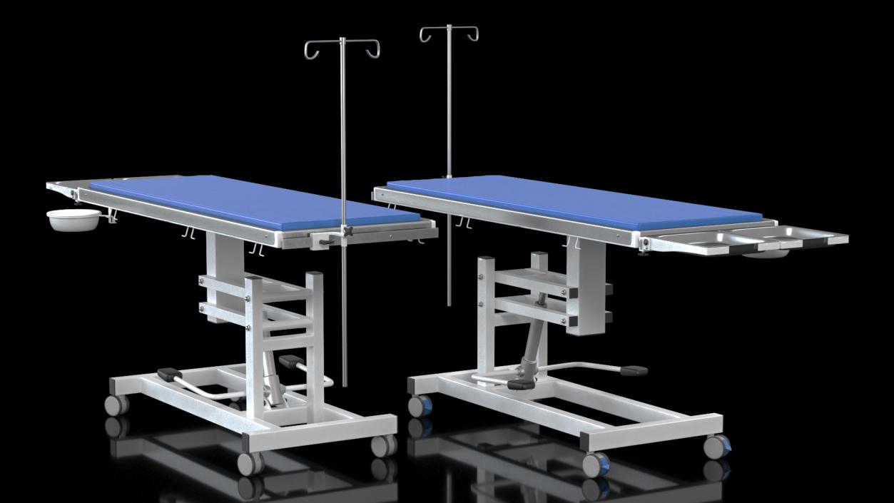 3D Veterinary Operating Table Blue