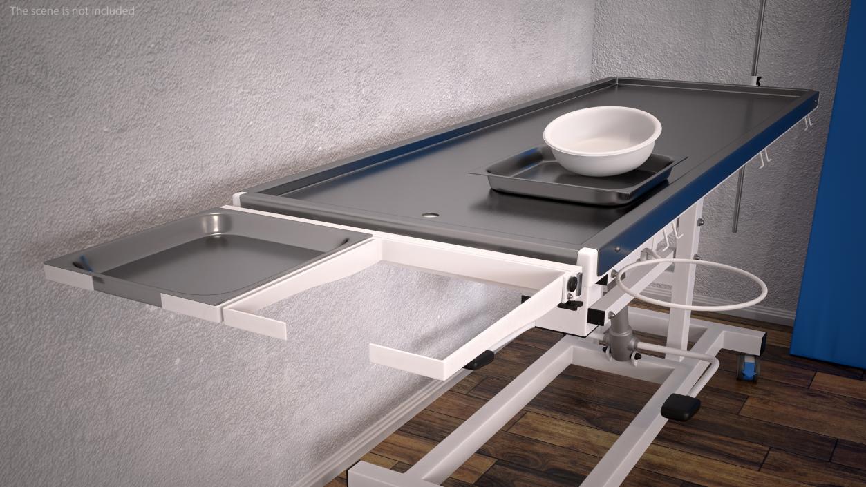 3D Veterinary Operating Table Blue