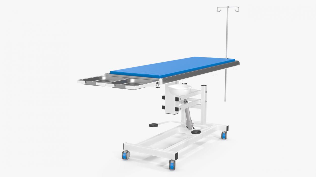 3D Veterinary Operating Table Blue