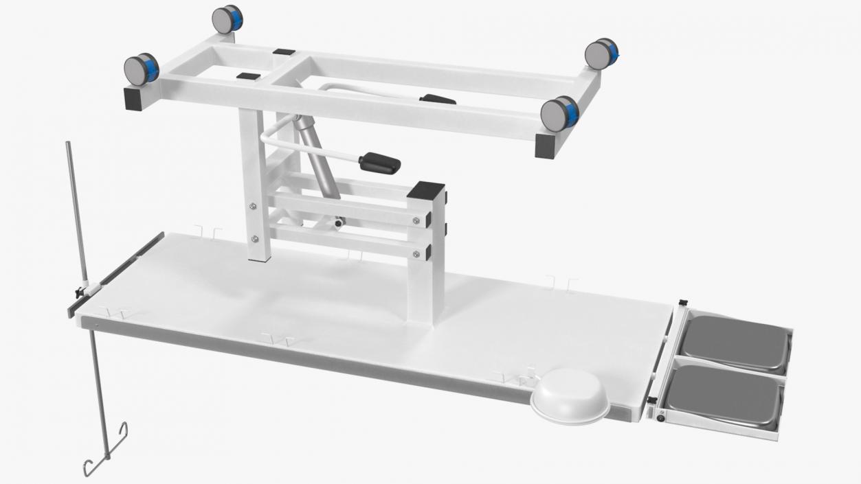 3D Veterinary Operating Table Blue