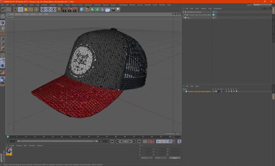 3D Trucker Cap Your Brand Black(1)