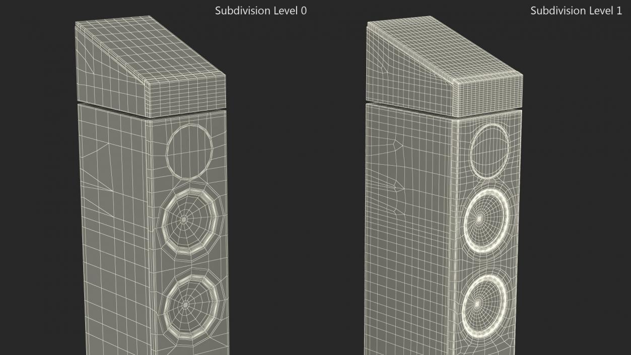 3D Bronze AMS Dolby Atmos White model