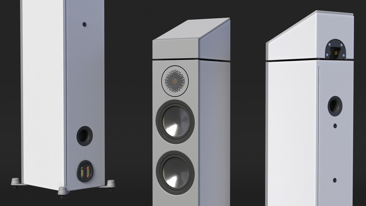 3D Bronze AMS Dolby Atmos White model