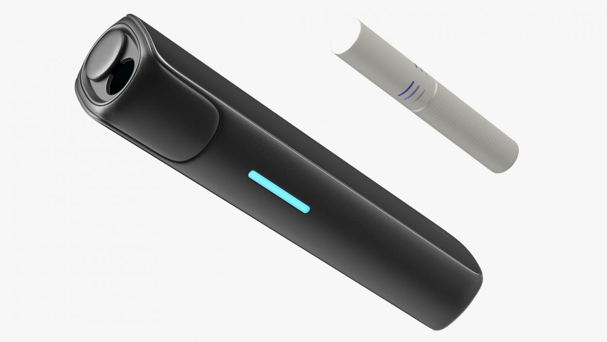 3D model IQOS Lil Black with Stick