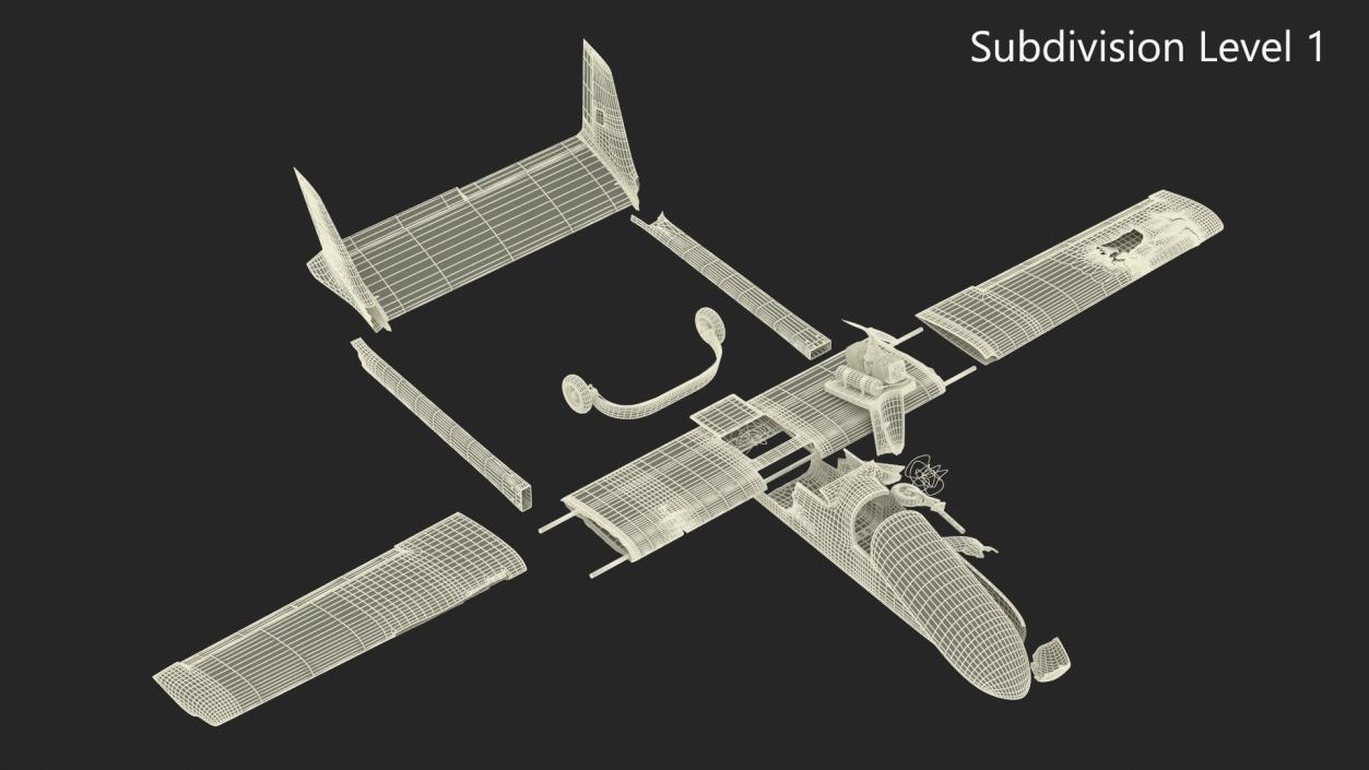 3D Mugin 5 Drone Crashed