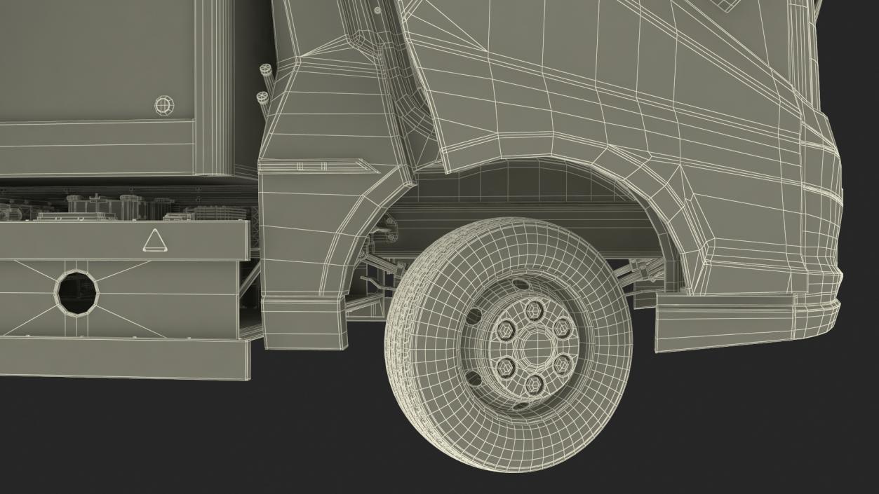 Truck BYD ETM6 Blue Rigged for Maya 2 3D