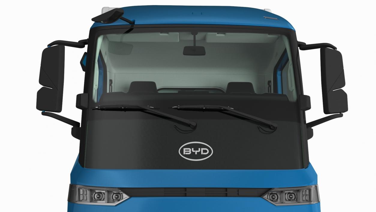 Truck BYD ETM6 Blue Rigged for Maya 2 3D