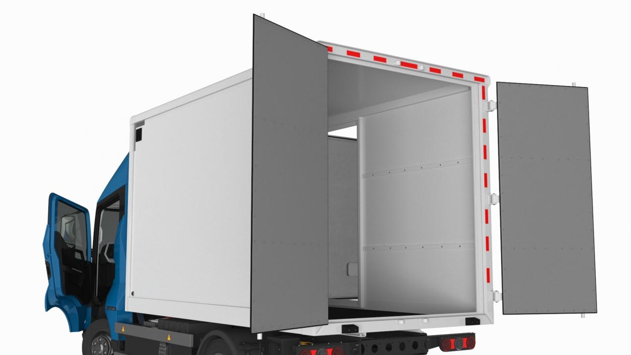 Truck BYD ETM6 Blue Rigged for Maya 2 3D