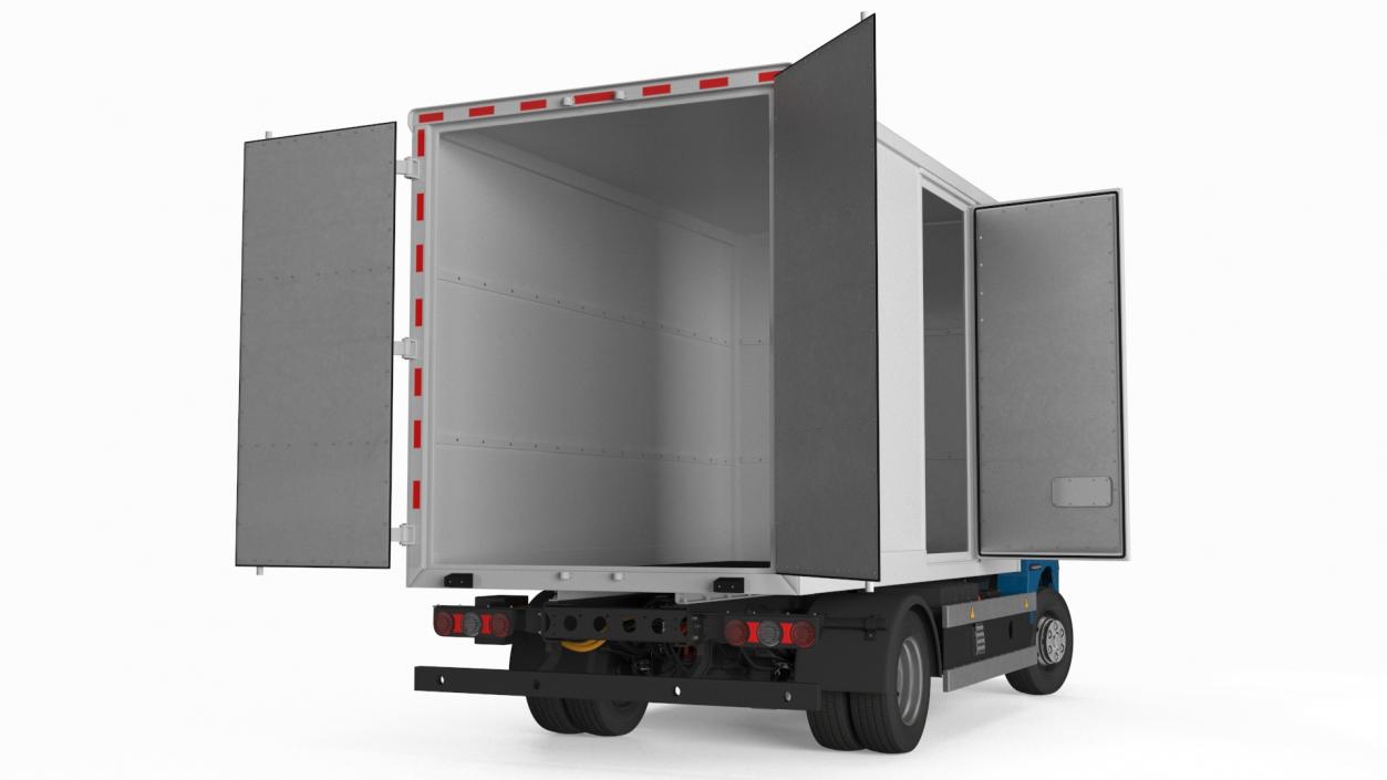 Truck BYD ETM6 Blue Rigged for Maya 2 3D