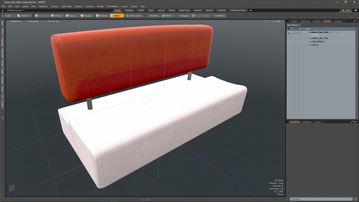 3D Leisure Bar Sofa