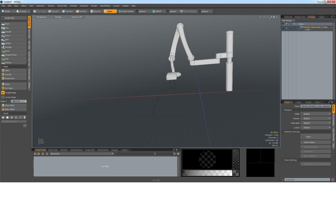 3D model Dental Intraoral X Ray Machine