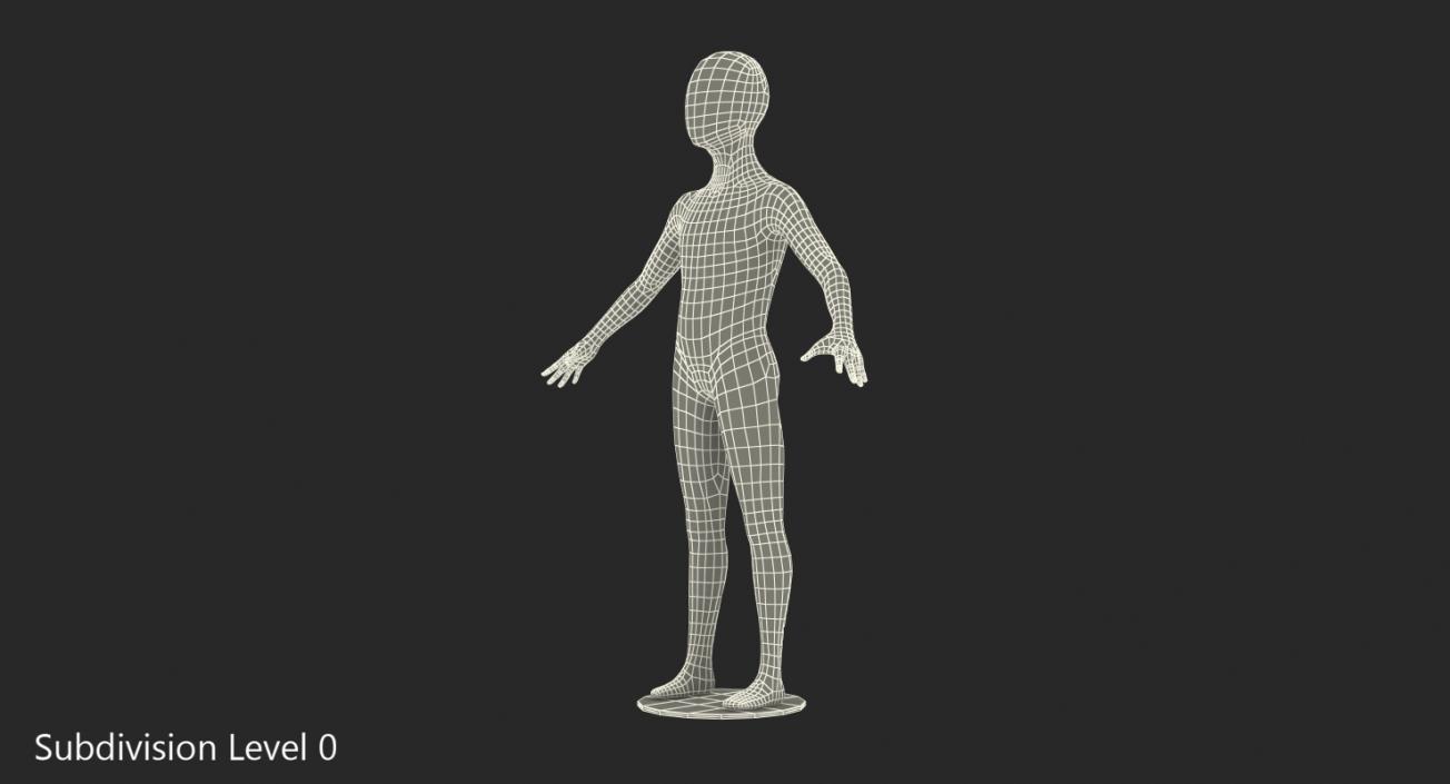 3D model Child Mannequin