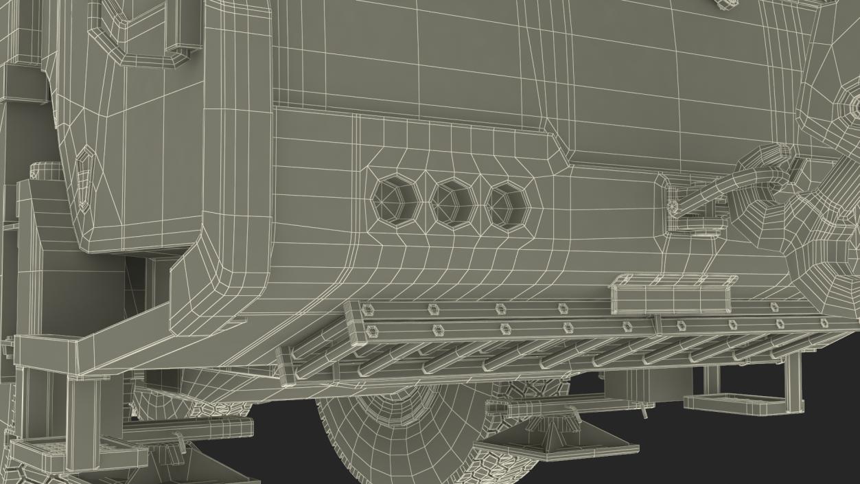 Mobile Crane Truck Rigged for Maya 3D model