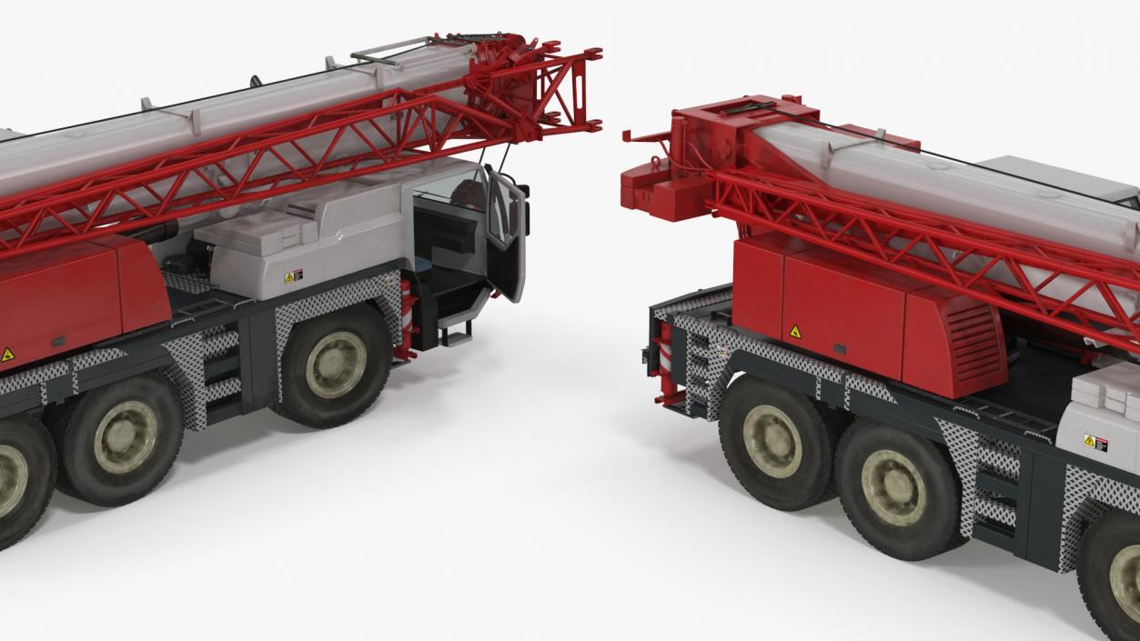 Mobile Crane Truck Rigged for Maya 3D model