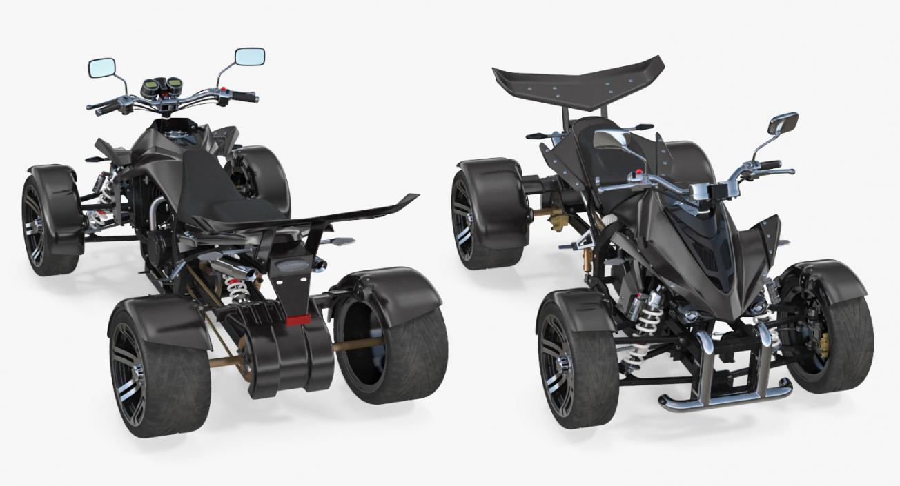 Racing Quad Bike Generic 3D model