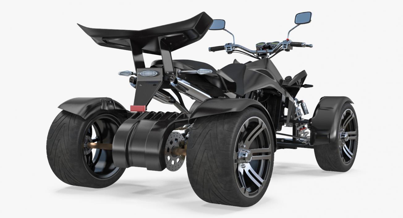 Racing Quad Bike Generic 3D model