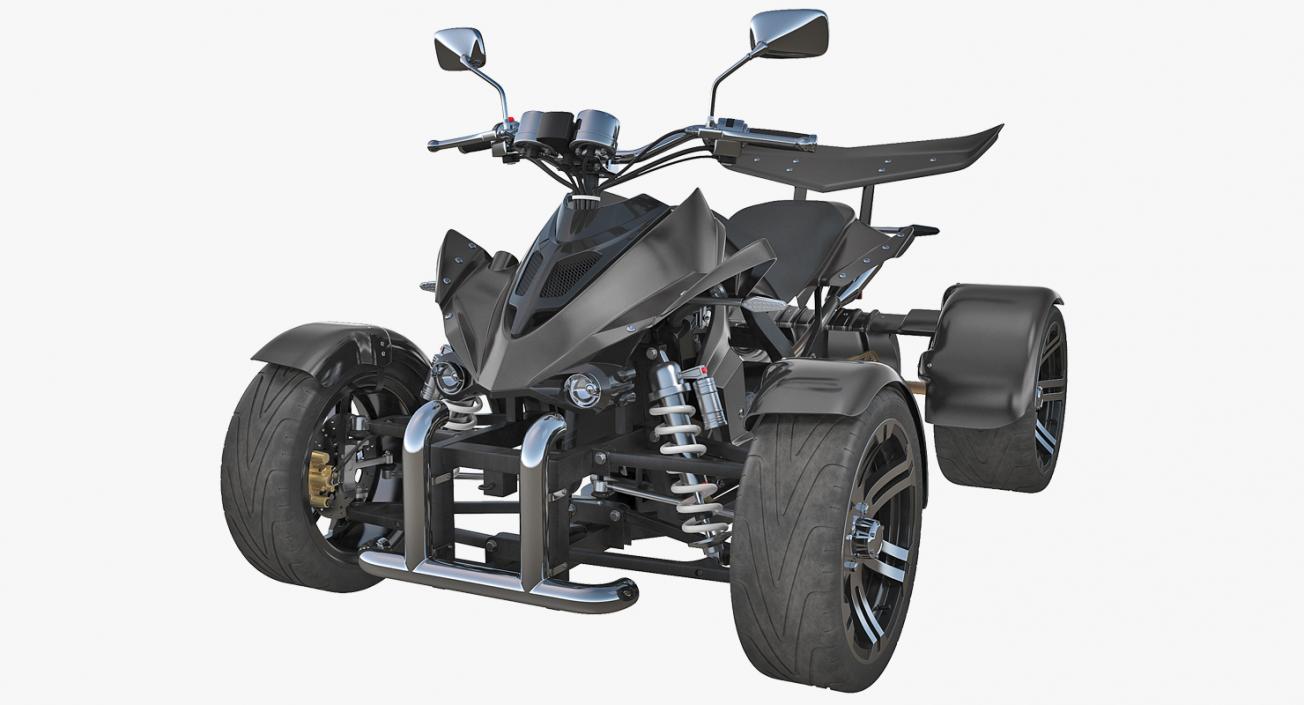 Racing Quad Bike Generic 3D model