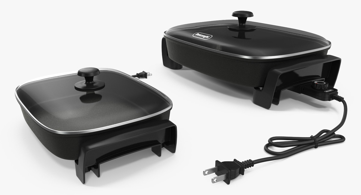 3D Electric Skillets Collection model