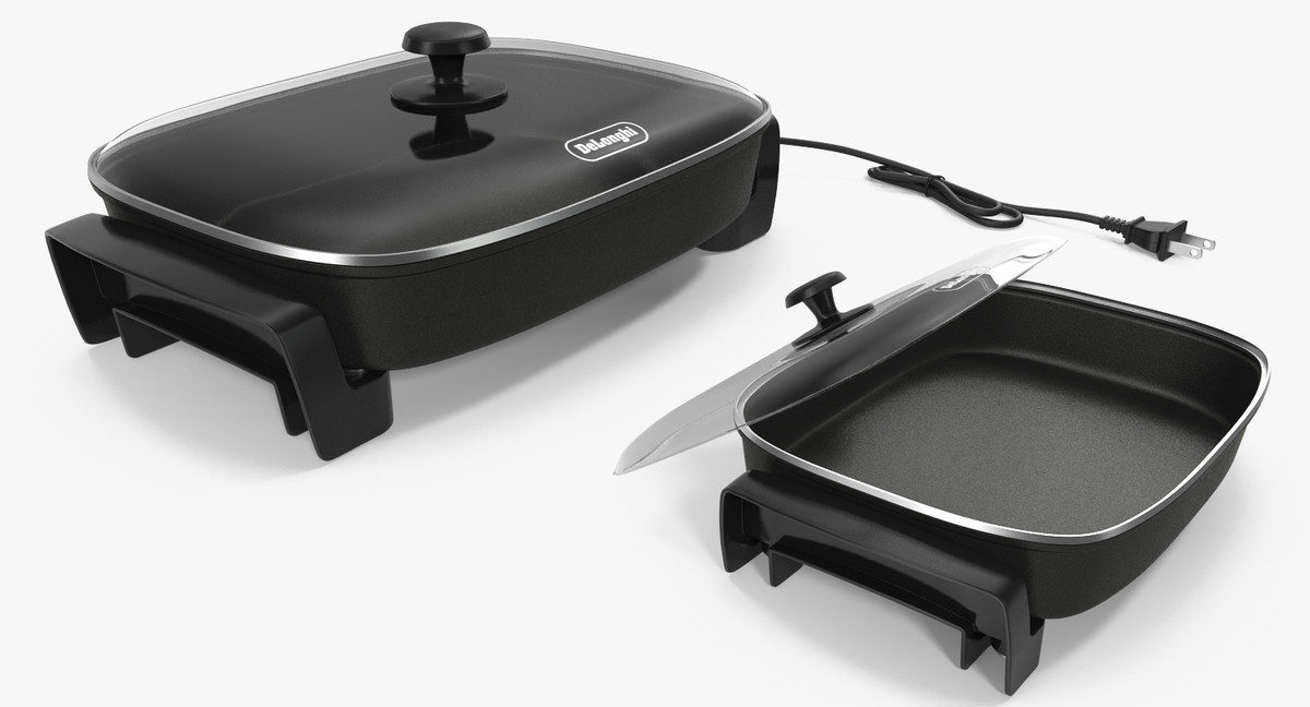 3D Electric Skillets Collection model