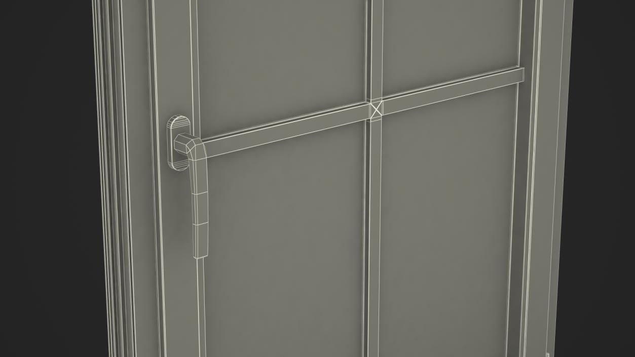 3D model Classic Window 2x2 Panels