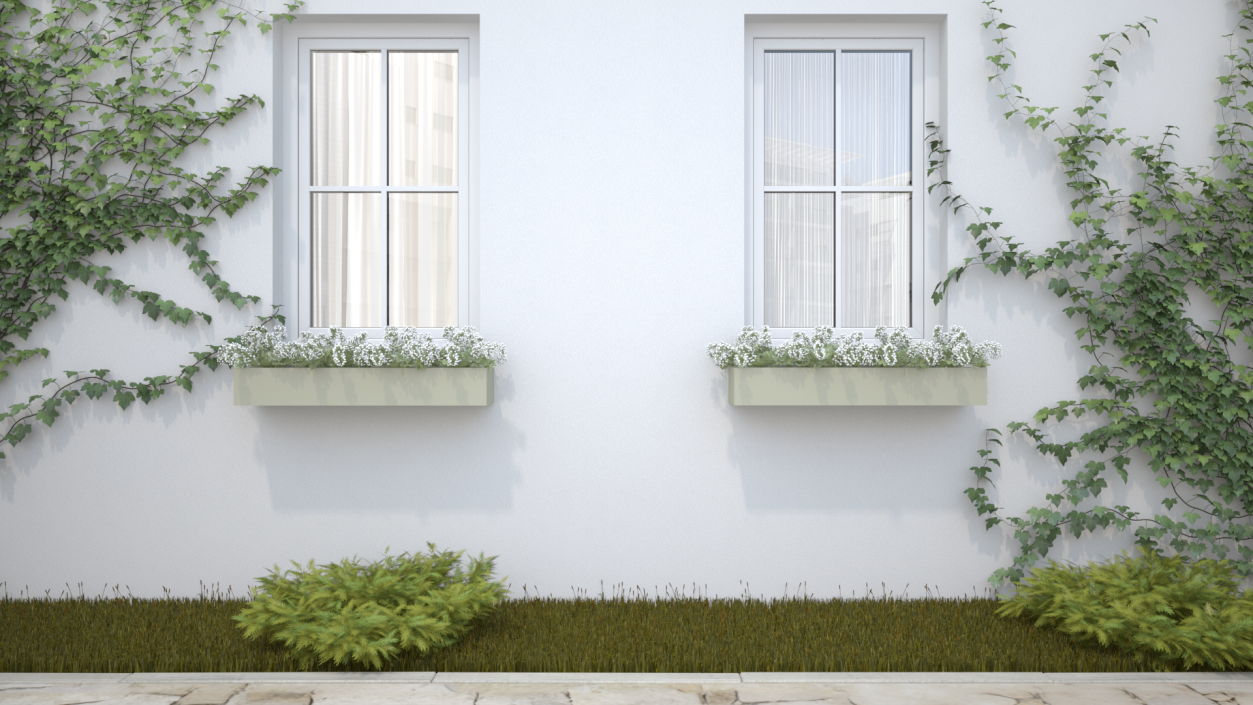 3D model Classic Window 2x2 Panels